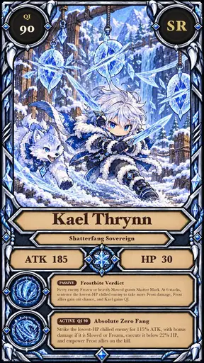 Karte von Kael Thrynn, SR-Ausführung